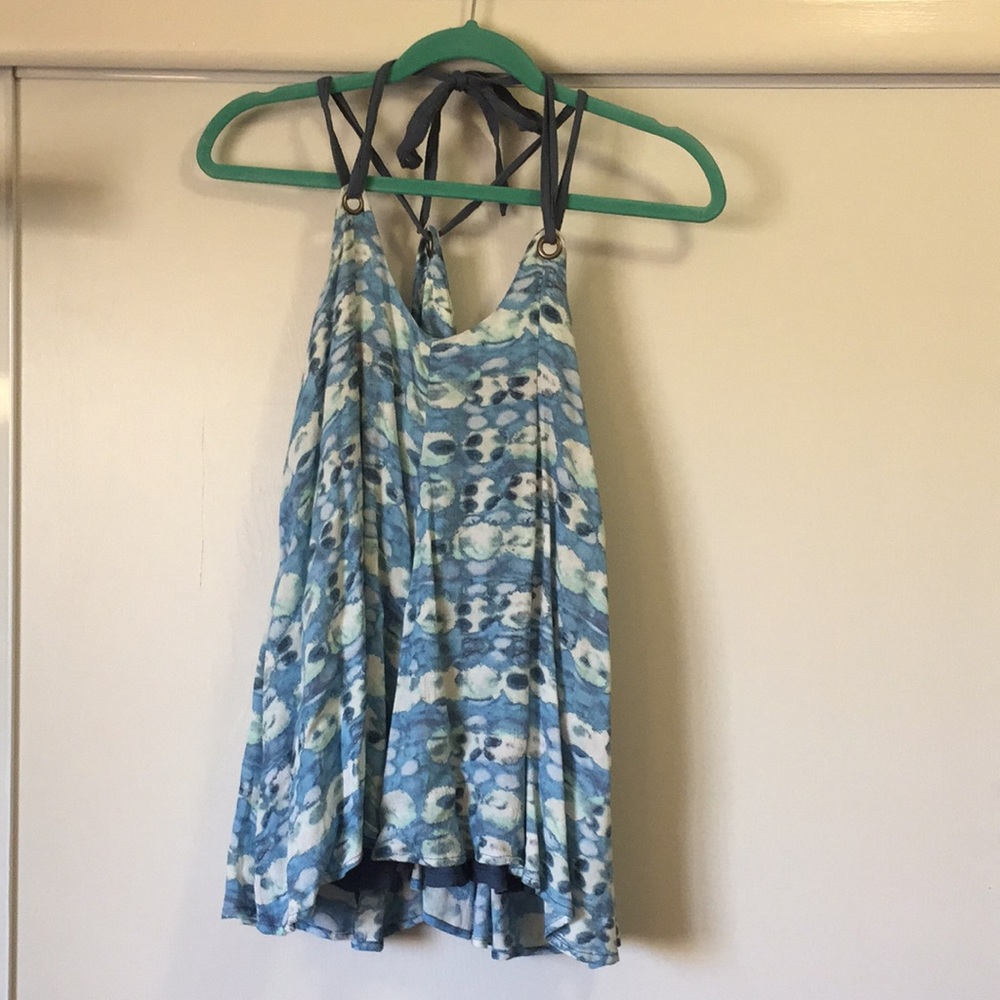 Free People Tie-Up Halter Swing Tank🦋